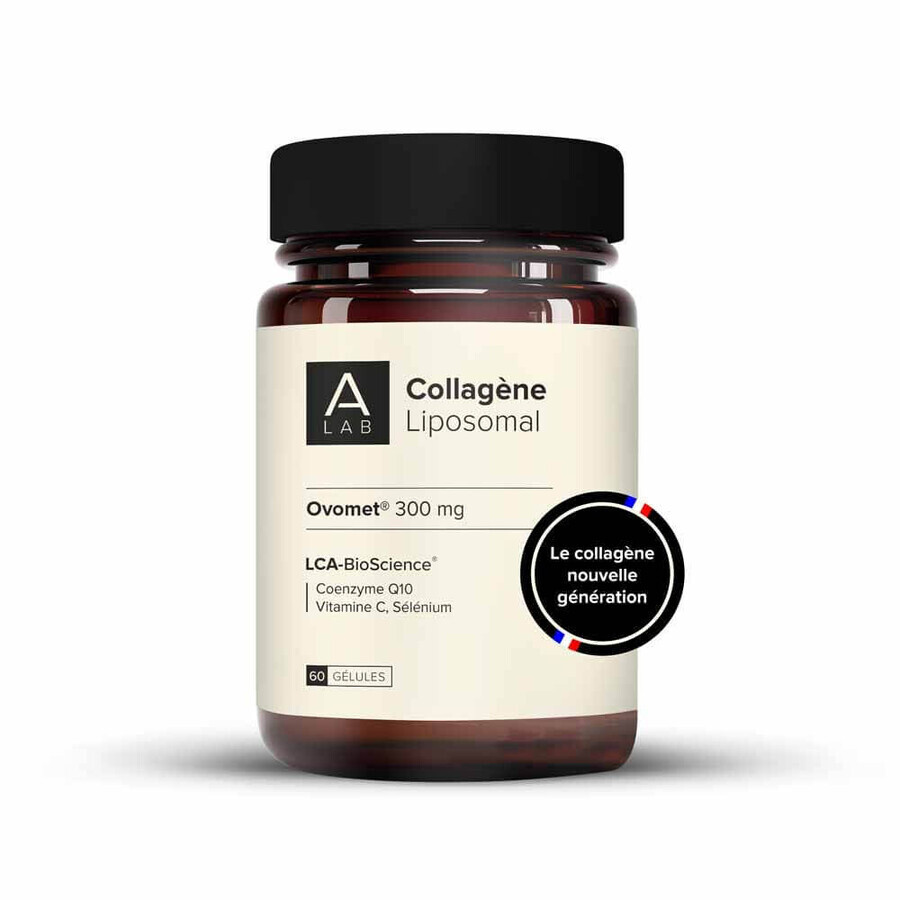 A-LAB Collagena liposomiale 300 mg Anti-età Idratanti per le articolazioni 60 capsule