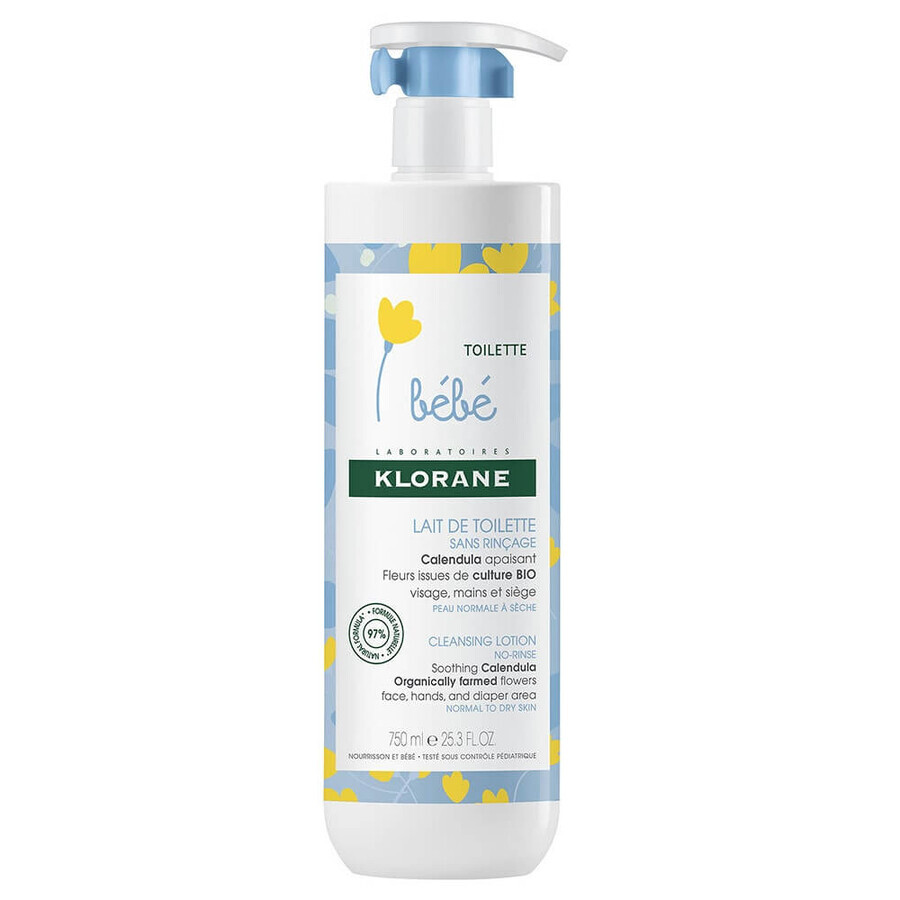 Klorane Cleansing Milk Without Rinsing 750ml