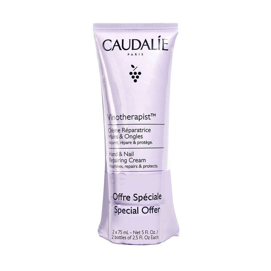 Caudalie Vinotherapist Nourishing Hand and Nail Cream 2x75ml