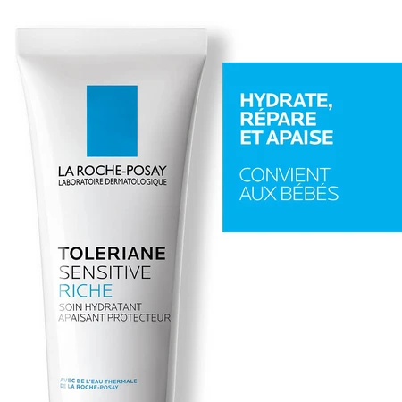 La Roche-Posay Toleriane Sensitive Rich Soothing Moisturizing Face Cream 2x40ml