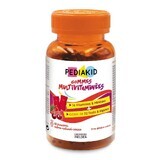 Pediakid cherry-flavored multivitamin gum X60