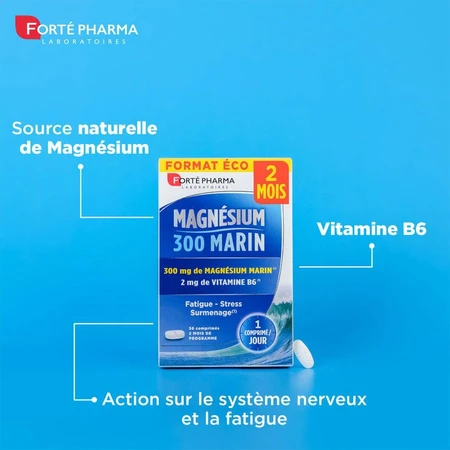 Forté Pharma Magnesio Marino 300 Estrés y fatiga 56 comprimidos