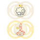 Mam Perfect Nuit Animaux Sucette Sym&#233;trique Phosphorescente 18 Mois et Plus x2