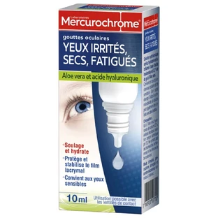 Mercurochrom 3 in 1 Augentropfen für trockene, gereizte und müde Augen 10ml