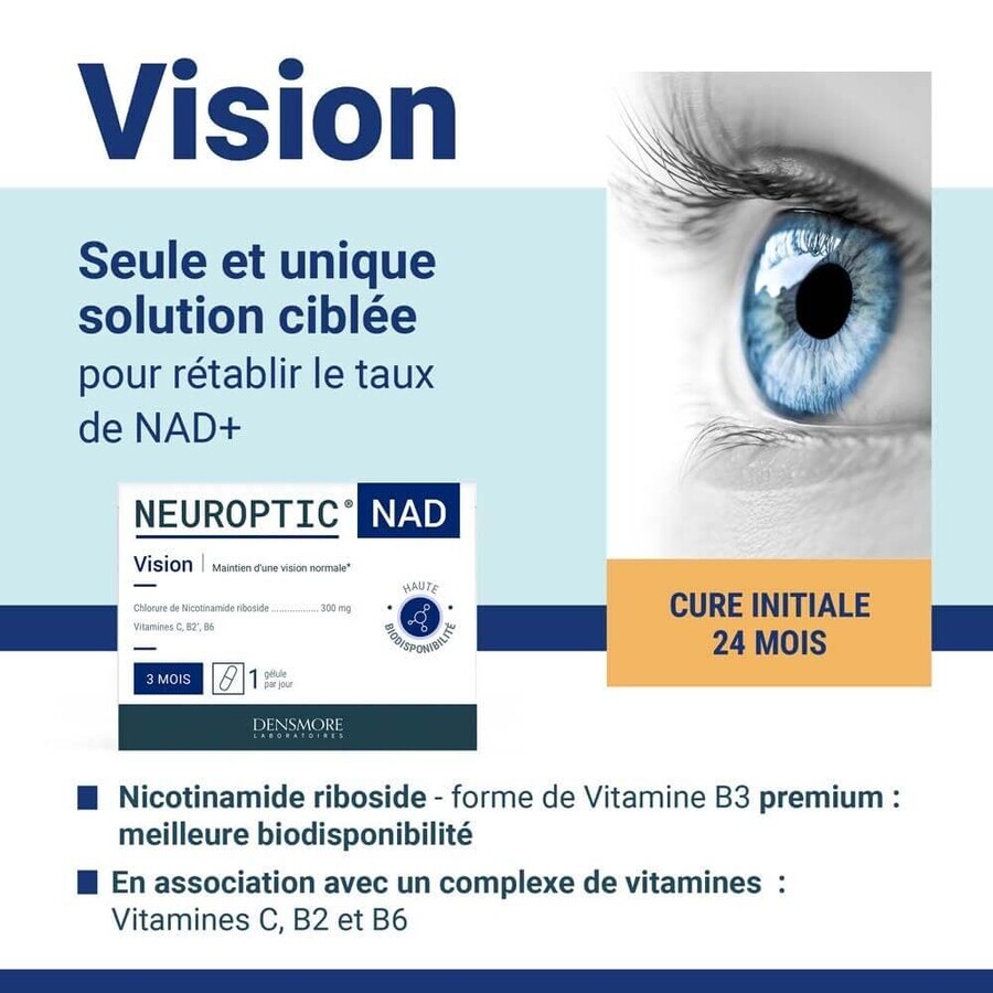 Densmore Oftalmologia Neuroptic® Nad 90 Gélules