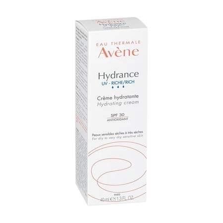Avène Hydrance Crema Rica SPF30 para pieles sensibles secas y muy secas 40ml