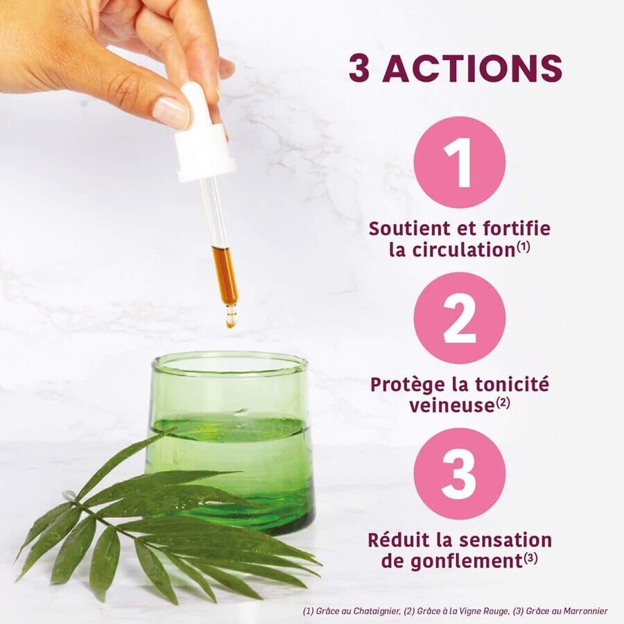 Santarome Complexe Jambes Legeres Bio Gémmothérapie 30 ml