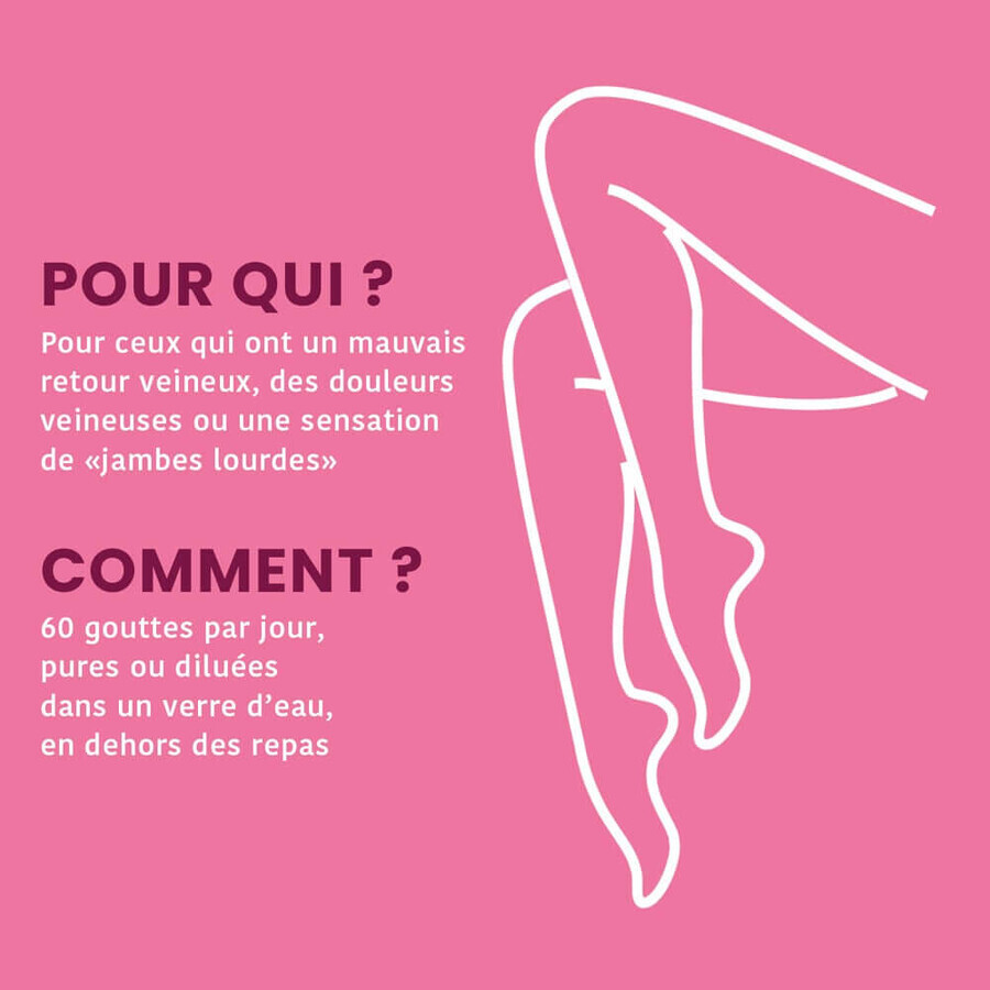 Santarome Complexe Jambes Legeres Bio Gémmothérapie 30 ml