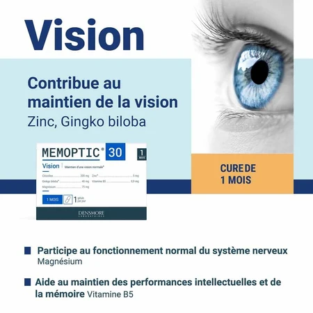 Densmore Memoptic maintenance of vision and memory 30 capsules