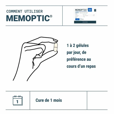 Densmore Memoptic maintenance of vision and memory 30 capsules
