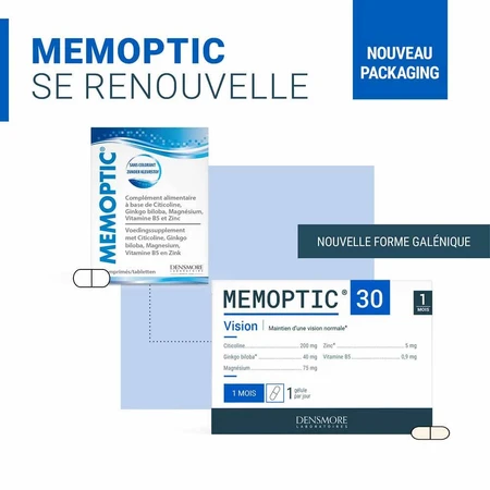 Densmore Memoptic maintenance of vision and memory 30 capsules