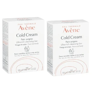 Avène Cold Cream Pain Surgras Visage Et Corps Peaux Sensibles 2x100g