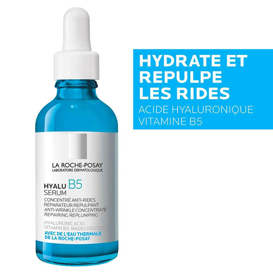 La Roche-Posay Hyalu B5 Serum Visage Anti Rides Acide Hyaluronique 50ml La Roche-Posay Hyalu B5 Serum Visage Anti Rides Acide Hyaluronique 50ml