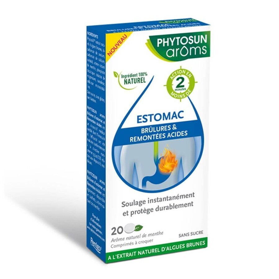 Phytosun Aroms Bruciore di stomaco e reflusso acido 20 compresse