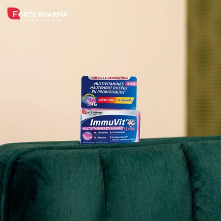 Forté Pharma Immuvit 4G Sénior Vitamines Minéraux à croquer 60 comprimés