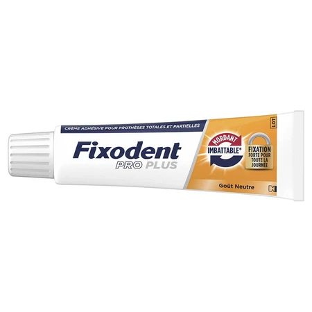 Fixodent Pro plus Crema adhesiva para prótesis dentales 57g