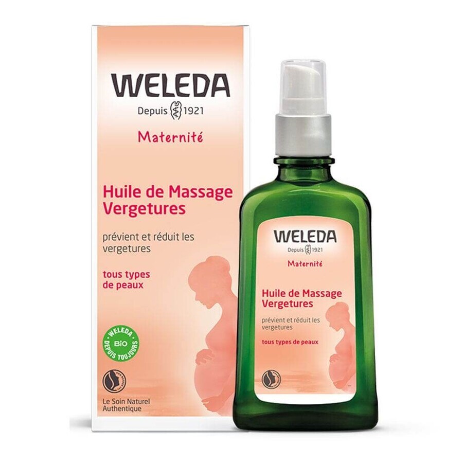 Weleda Aceite de Masaje Antiestrías Maternidad 100ml