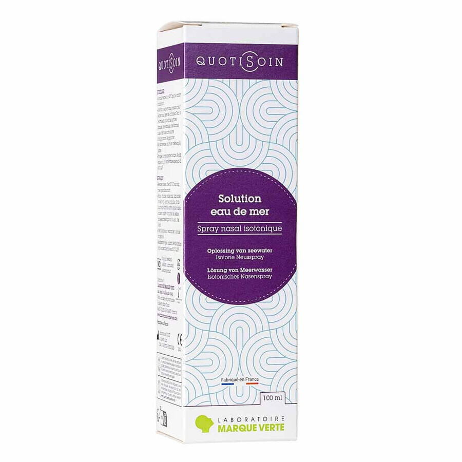 Marque Verte Quotisoin Spray Solution Eau De Mer 100ml