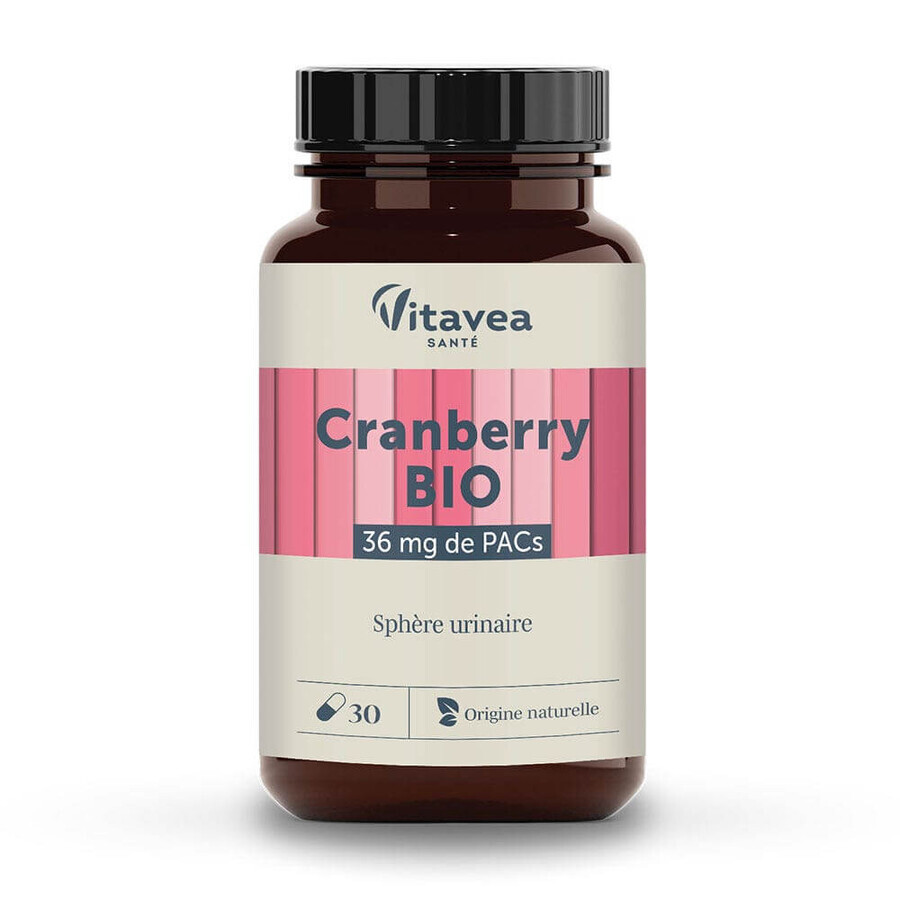 Vitavea Santé Les Essentiels Cramberry Bio Sphère urinaire 30 gélules