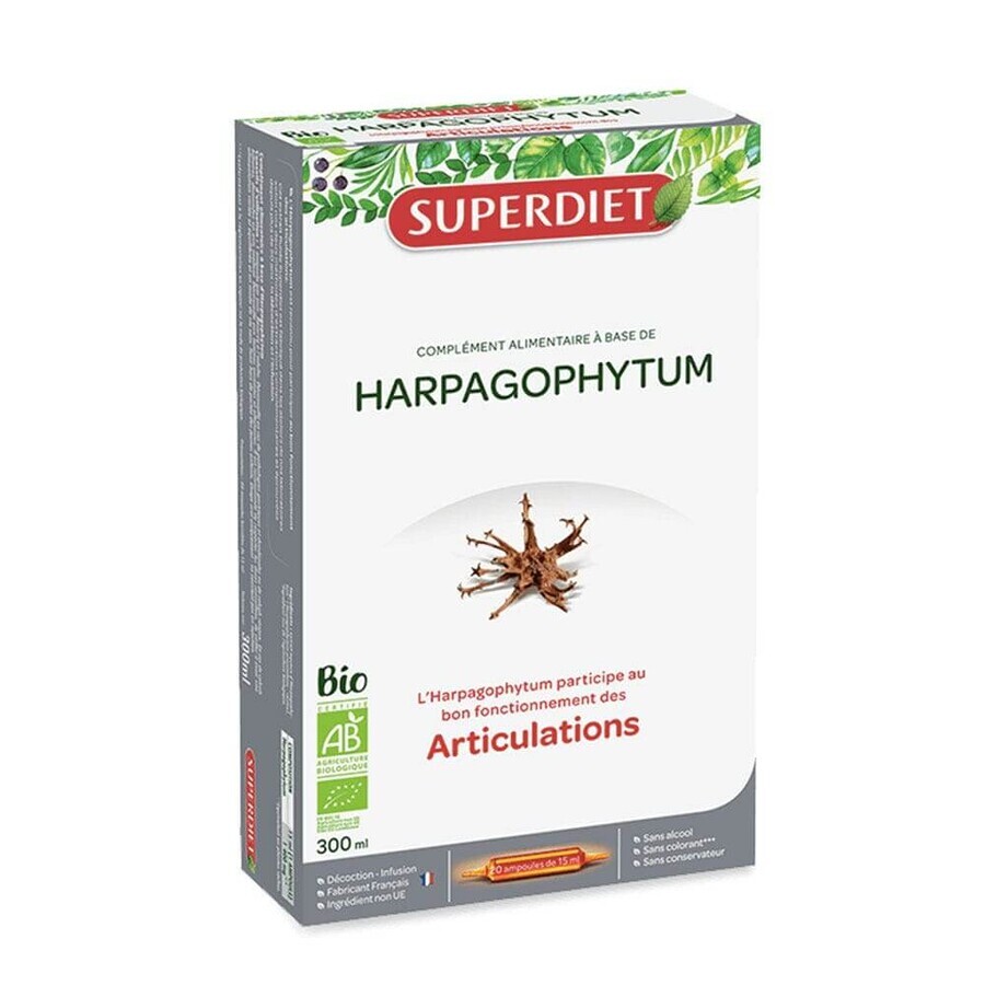 Superdiet Harpagophytum Articulations Bio 20 Ampoules