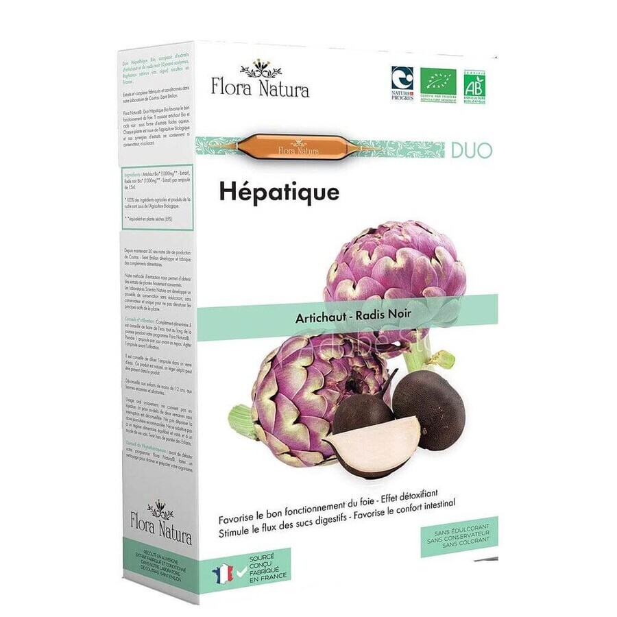 Flora Nature Hepatic 20 vials