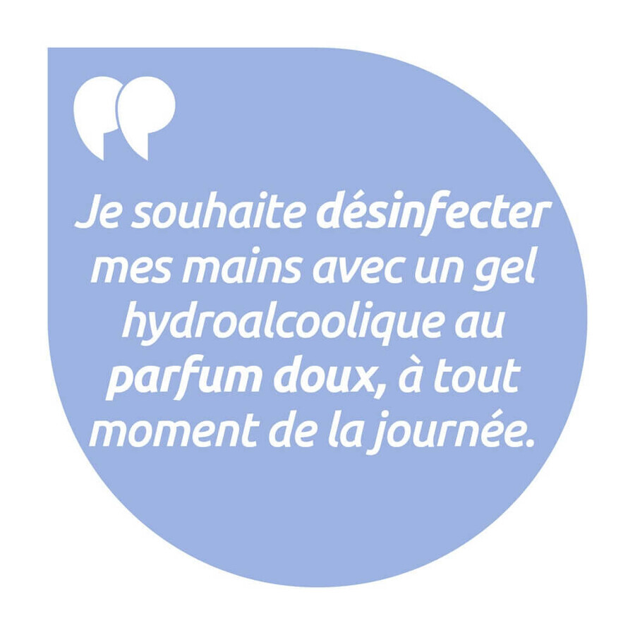 Baccide Gel Mains Désinfectant Hydroalcoolique Fleur de coton Peaux sensibles 100ml