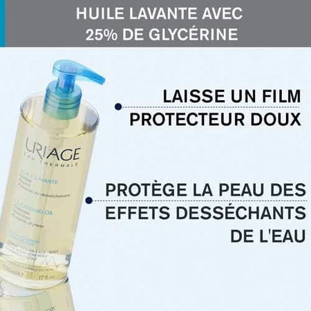 Uriage Hygiène Huile Lavante Peaux Sensibles 1l