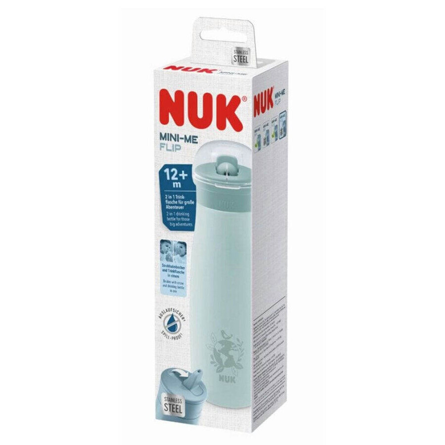 Acquista Nuk Mini Me Flip Bottiglia in acciaio inox per bambini Da 12 mesi 500ml Nuk Mini Me Flip Bottiglia in acciaio inox per bambini Da 12 mesi 500ml