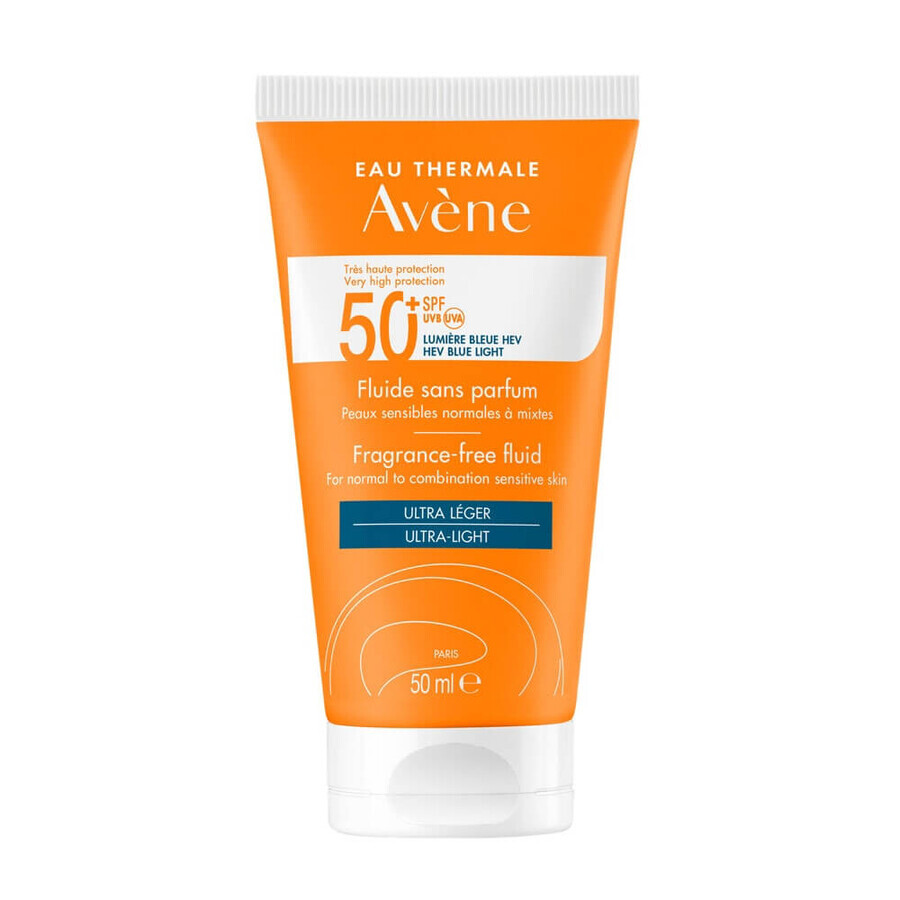 Comprar Avène Solari Avene Solaire Fluide Spf50+ Sans Parfum 50ml Avène Solari Avene Solaire Fluide Spf50+ Sans Parfum 50ml