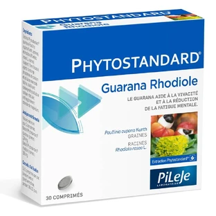 Pileje Phytostandard Phytostandard Guarana and Rhodiola 30 Tablets 30 comprimés