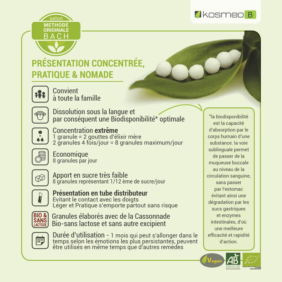 Kosmeo Fleurs de Bach Stress Bio 120 Granulat Kosmeo Fleurs de Bach Stress Bio 120 Granulat