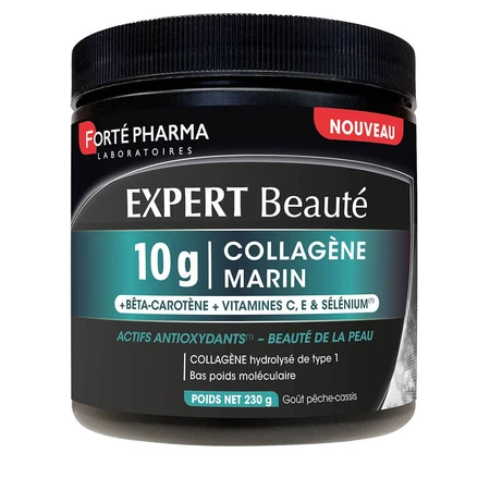 Forté Pharma Expert Beauté Collagena marina 10g Goût pêche-cassis 230g