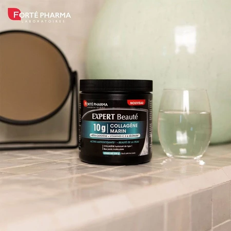 Forté Pharma Expert Beauté Collagena marina 10g Goût pêche-cassis 230g