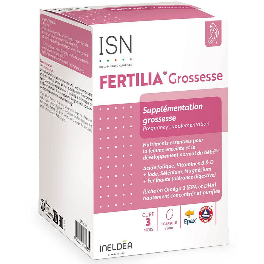 Shop Ineldea Santé Naturelle Fertilia® Schwangerschaftsergänzungsmittel für Schwangere 90 Kapseln Ineldea Santé Naturelle Fertilia® Schwangerschaftsergänzungsmittel für Schwangere 90 Kapseln