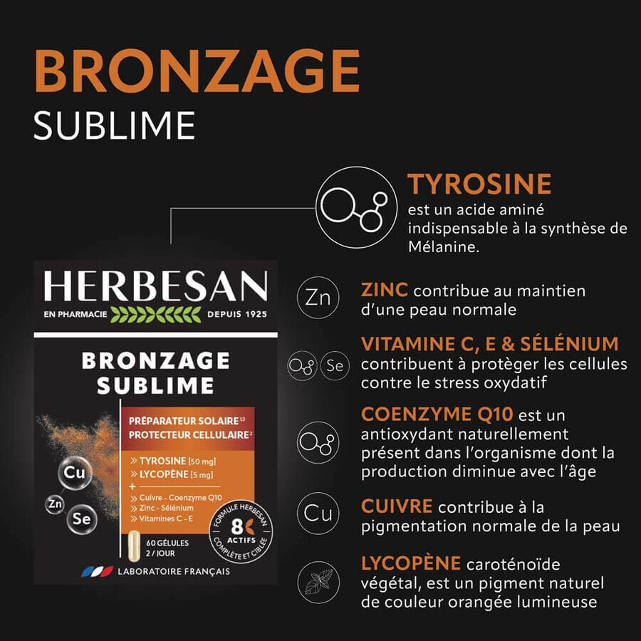 Herbesan Bronzage Sublime 60 Gélules