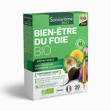 Santarome Hígado Bienestar Digestión & Tránsito 20 ampollas