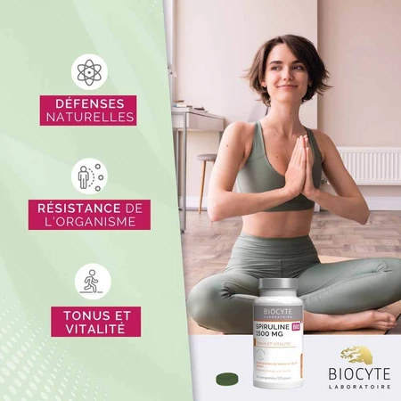 Biocyte Health Organic spirulina 60 tablets
