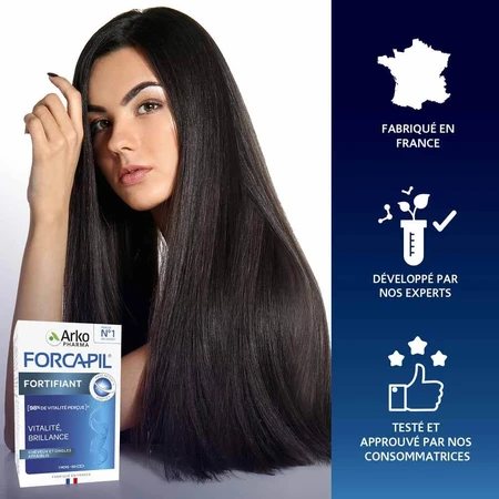 Arkopharma Forcapil Stärkung der Haare und Nägel Cheveux et Ongles Affaiblis 180 Kapseln + 60 Gratis