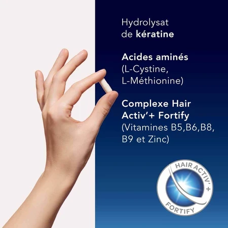 Arkopharma Forcapil Fortifiant Kératine + Anti-Casse Resistance Protection Cheveux et Ongles Abimés 180 gélules