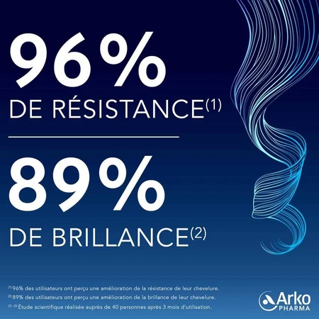 Arkopharma Forcapil Fortifiant Kératine + Anti-Casse Resistance Protection Cheveux et Ongles Abimés 180 gélules