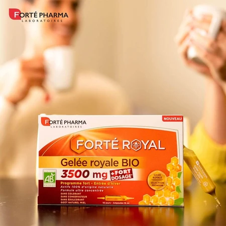 Forté Pharma Forté Royal Bio Gelée Royale 3500 mg 10 Ampullen