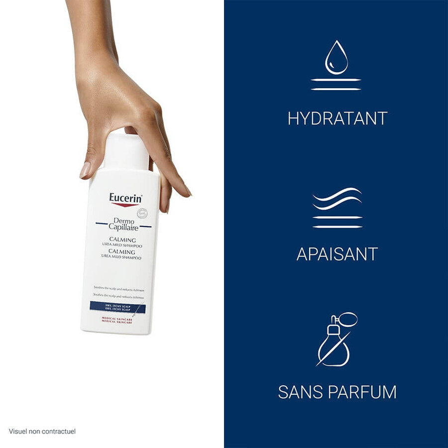 Eucerin Dermocapillaire Șampon pentru păr Calm 5% Uree Dermo 250ml Eucerin Dermocapillaire Șampon pentru păr Calm 5% Uree Dermo 250ml