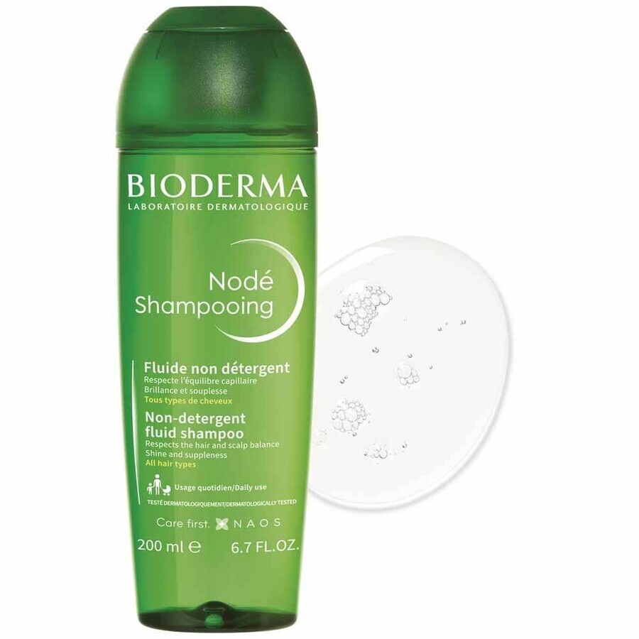 Bioderma Node Non Delipidizing Fluid Shampoo - Tous types de cheveux 200ml Bioderma Node Non Delipidizing Fluid Shampoo - Tous types de cheveux 200ml
