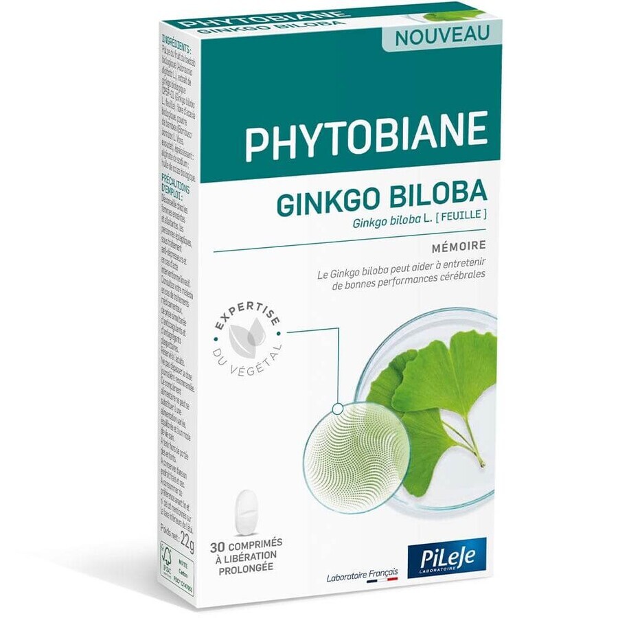 Buy Pileje Phytobiane Ginkgo Biloba Memory 30 Tablets Pileje Phytobiane Ginkgo Biloba Memory 30 Tablets