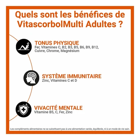 Vitascorbol Multi Volwassenen 30 tabletten