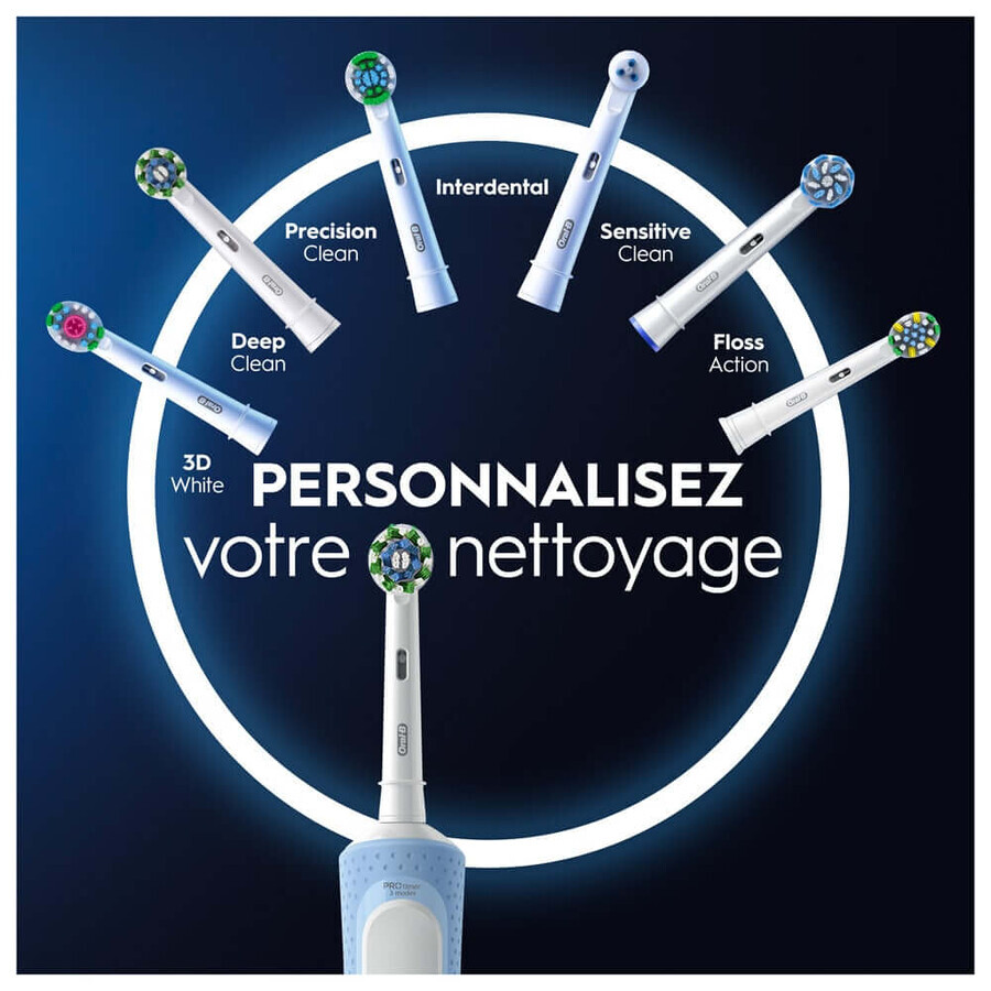 Oral-B Cross Action Elektrische Zahnbürste Vitality Pro Blau