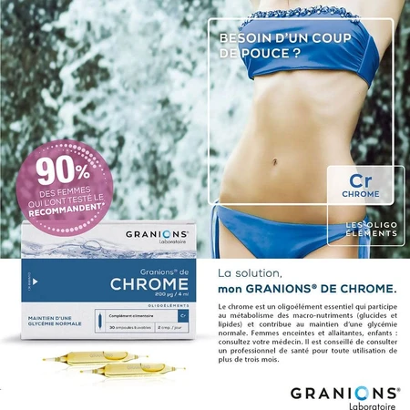 Granionen Chrom 200µg 30 Ampullen