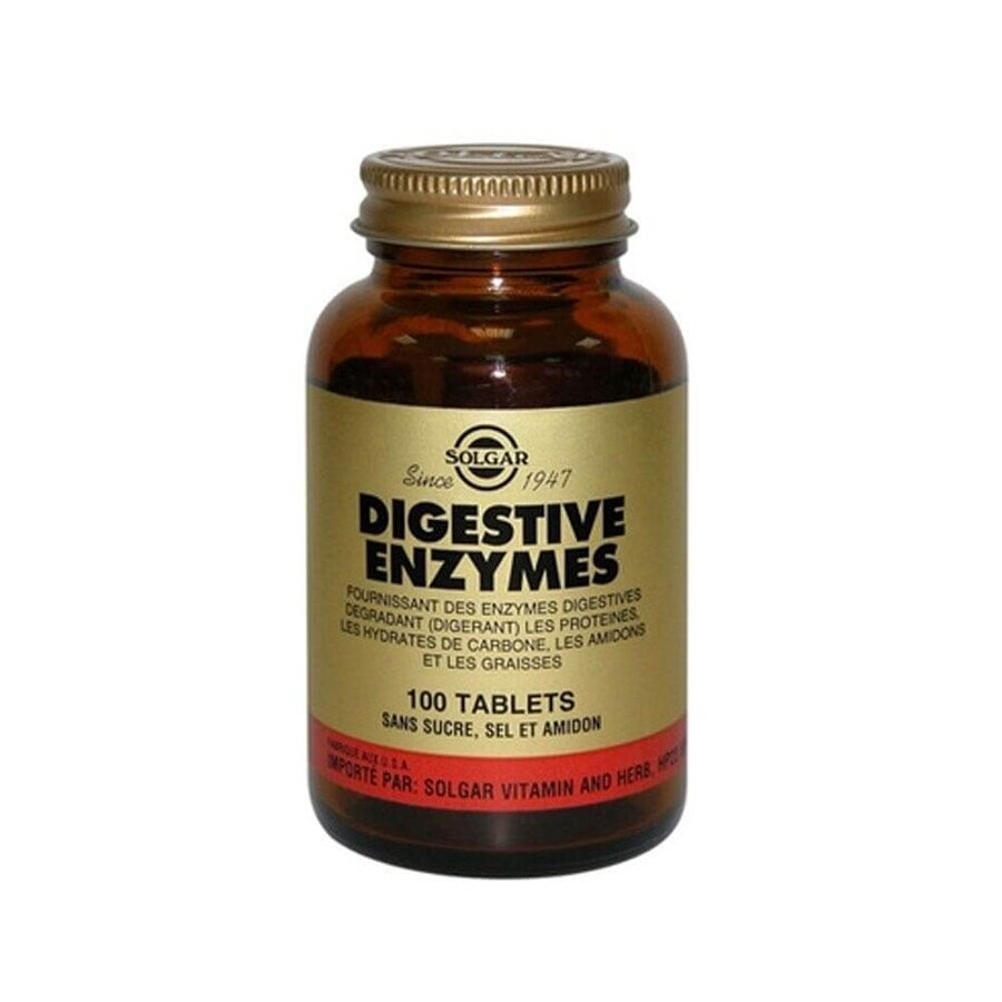 Solgar Digestive Enzymes 100 Tablets