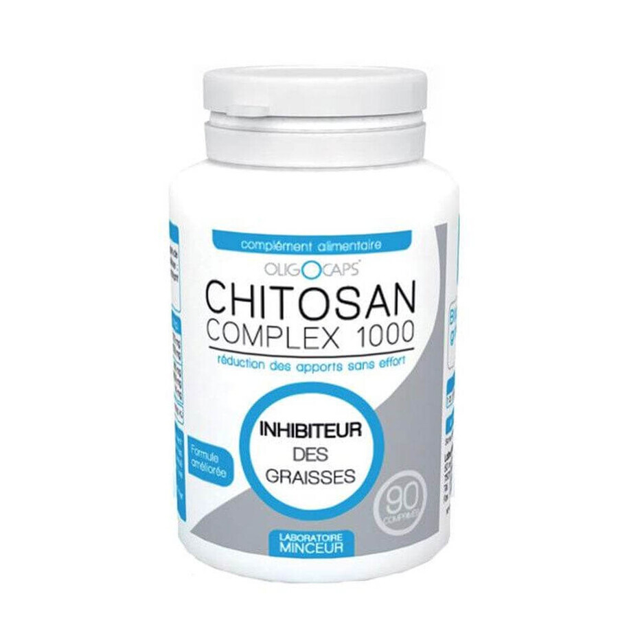 Oligocaps Chitosan Complex 1000 inhibidor de grasa 90 comprimidos