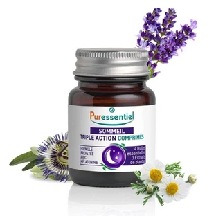 Puressentiel Sommeil - Détente Triple Action 8h 15 Comprimés